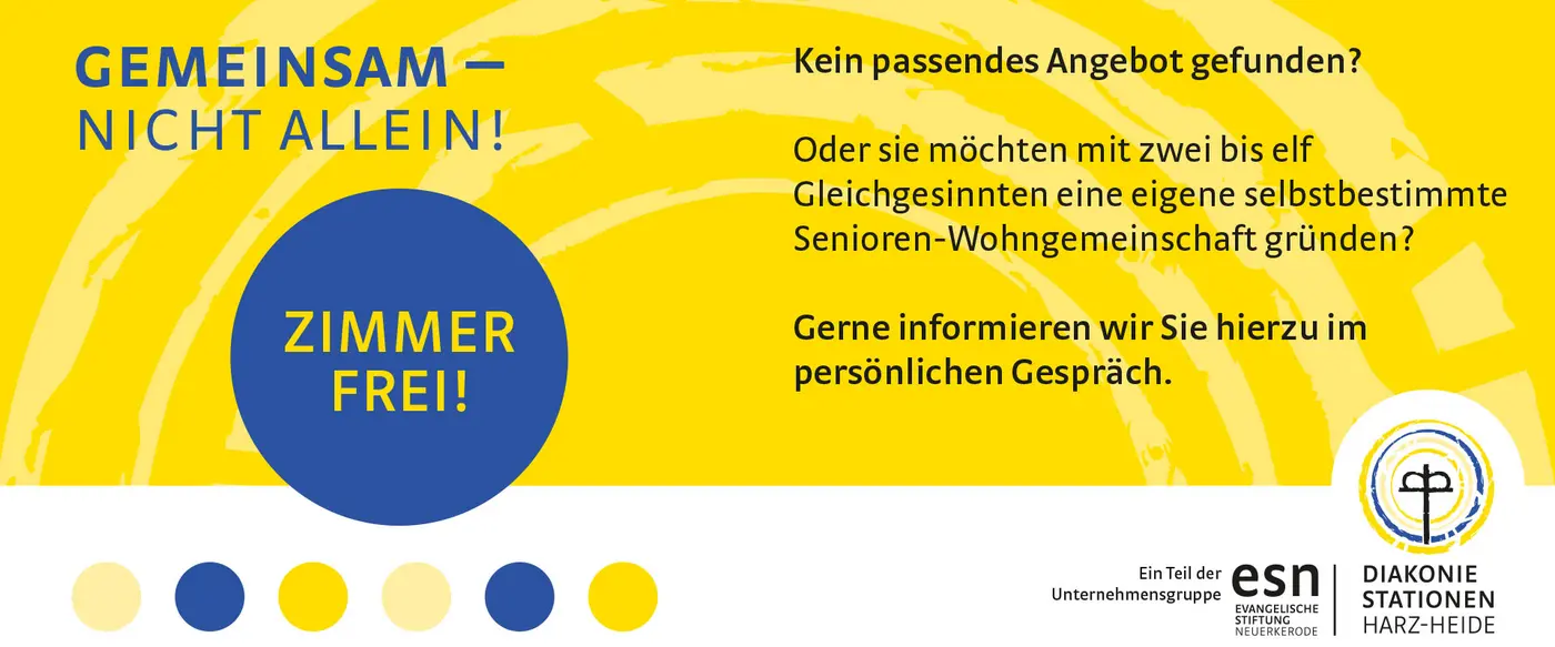 Zimmer frei: Senioren-WGs